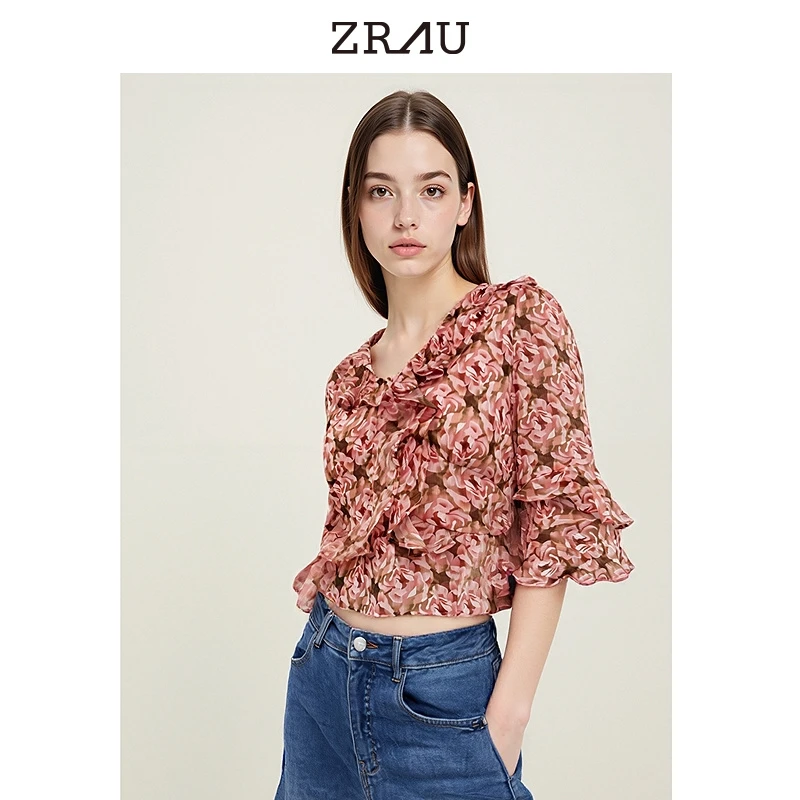 【媛媛女王专享】ZRAU法式浪漫H版上衣Z1242A0031
