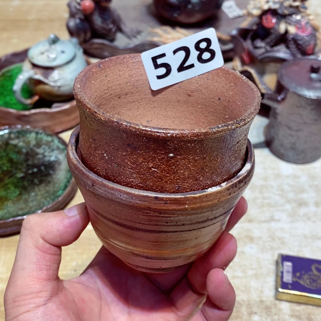 柴烧茶具陶瓷杯子