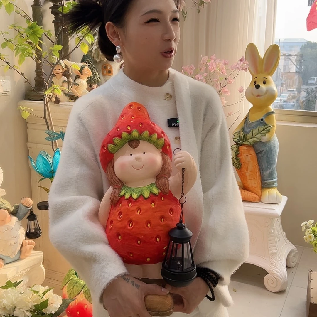 花园摆件红红火火