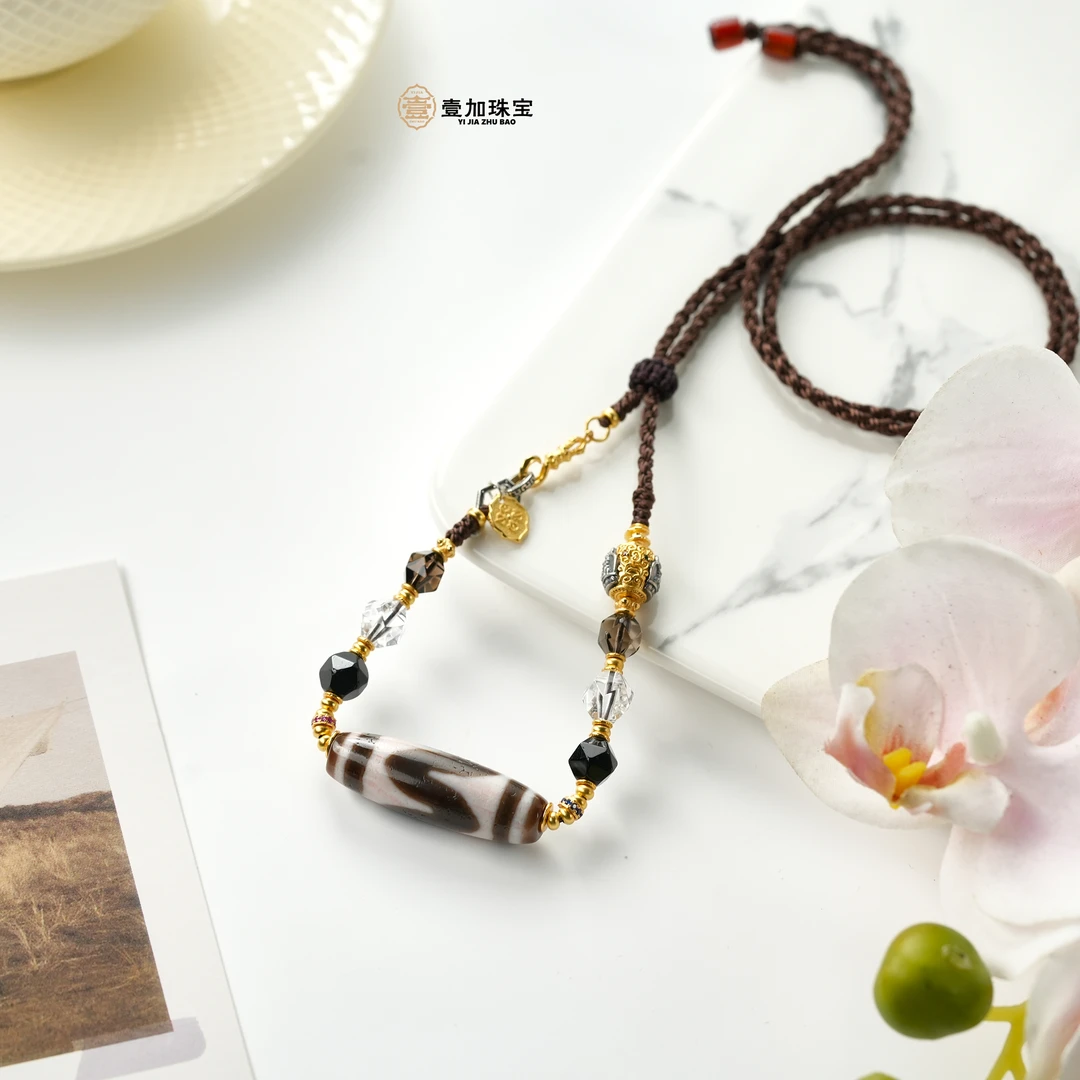 壹加安琪 | 牙牙玛瑙项链多样性发货发其一
