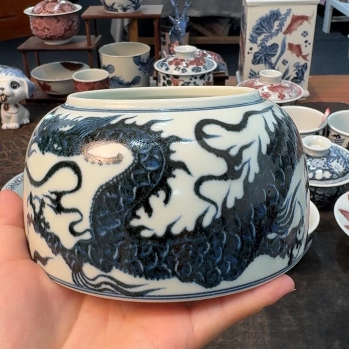 最***影景德镇陶瓷手工手绘水洗