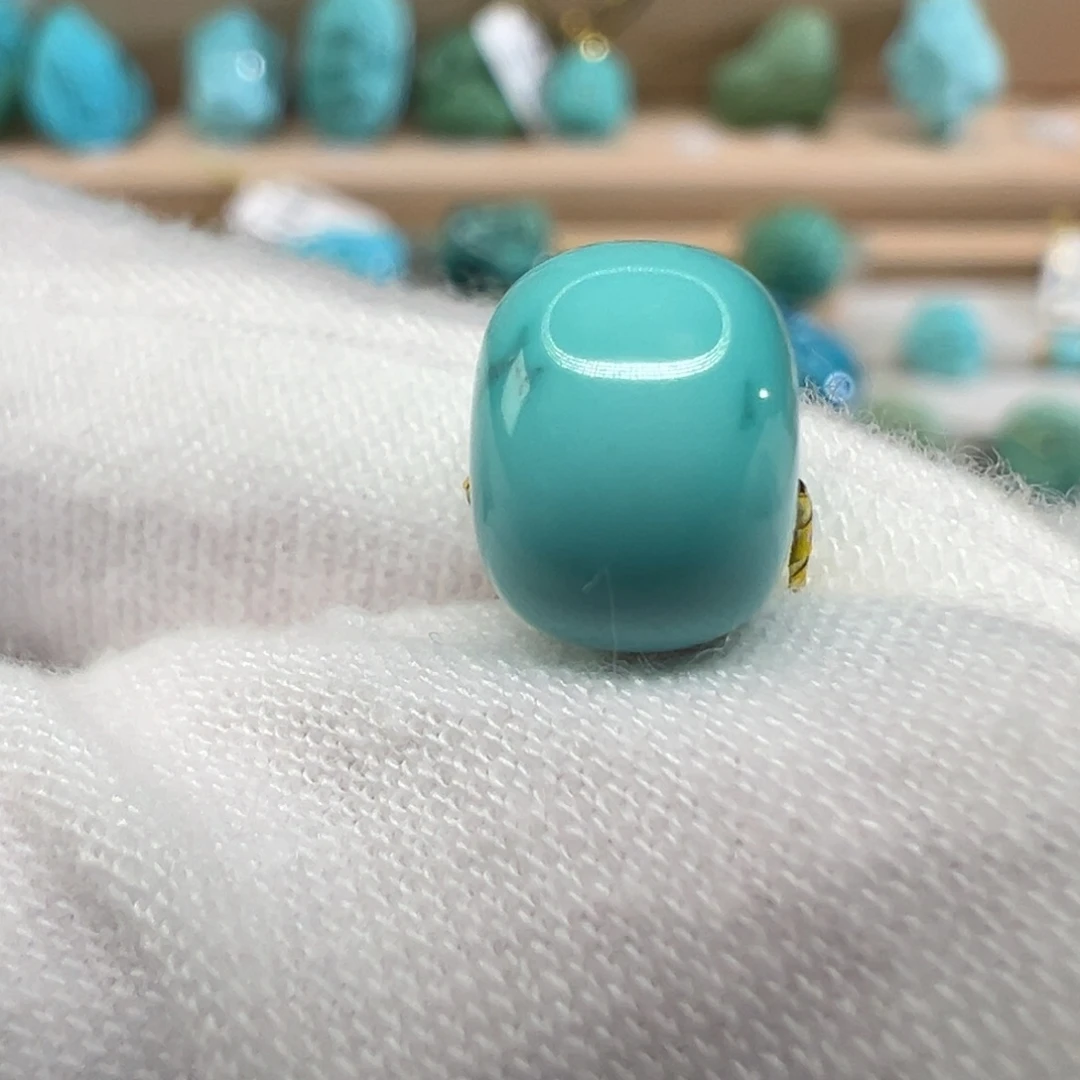 绿松石未镶嵌配饰8.6×6.6