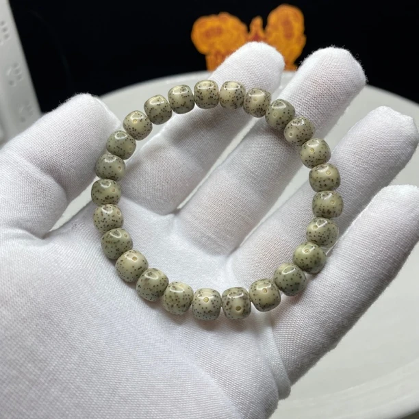 超级福利！一物一拍！尺寸9*8绿糯冰·月朗星稀·星月手串