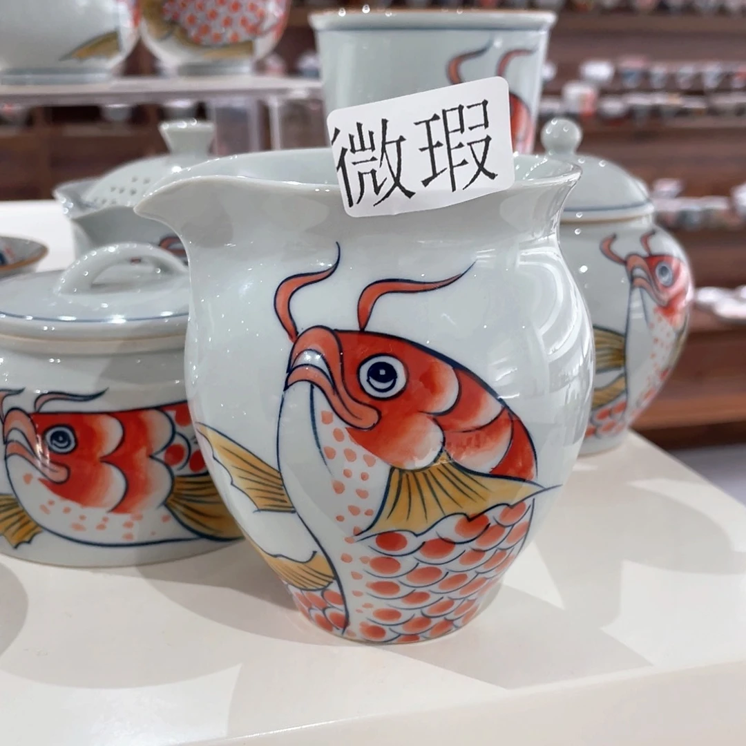 微瑕釉下彩纯手绘