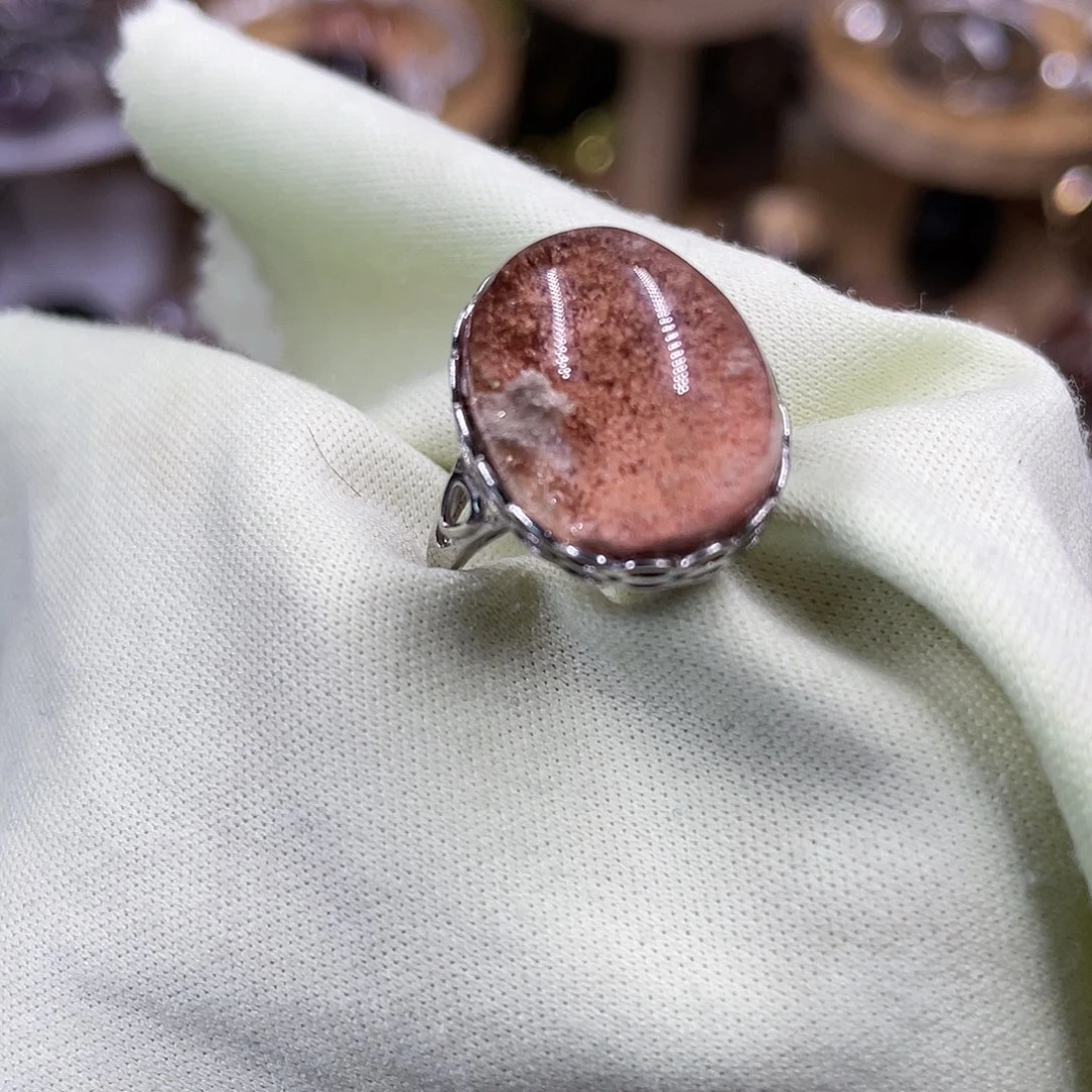 【闪购商品】水晶珠宝半成品银S925镶嵌戒指