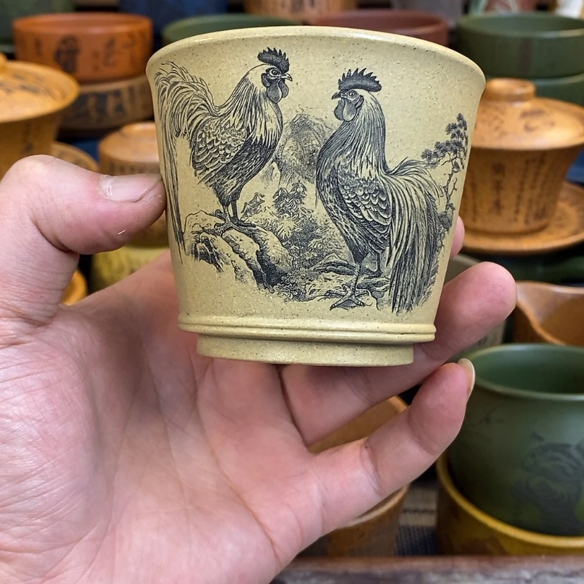 【闪购商品】紫砂杯子宜兴全手工紫砂杯