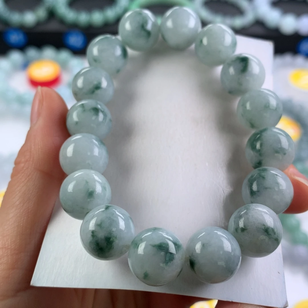 翡翠未镶嵌手链卡13