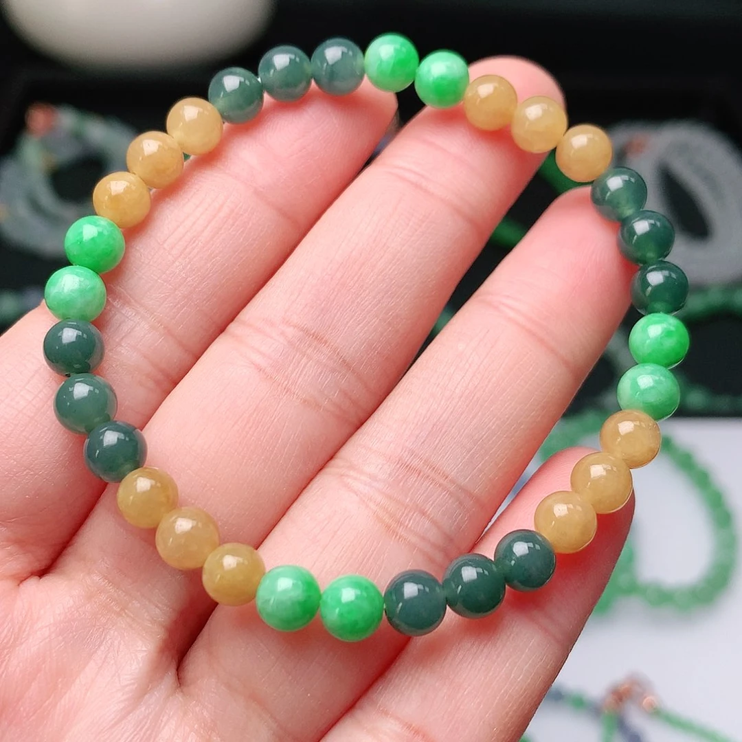 翡翠手链未镶嵌翡翠