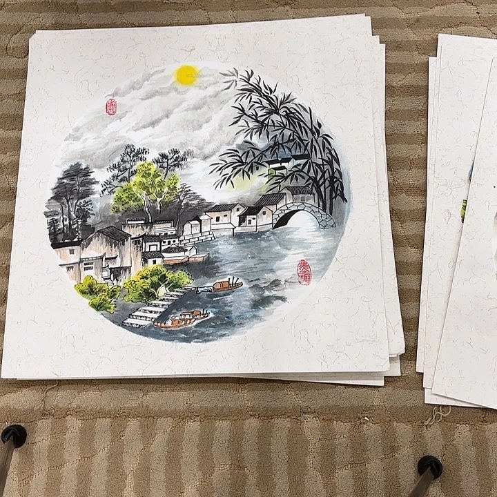 德***恭国画花鸟等多种鸟类和