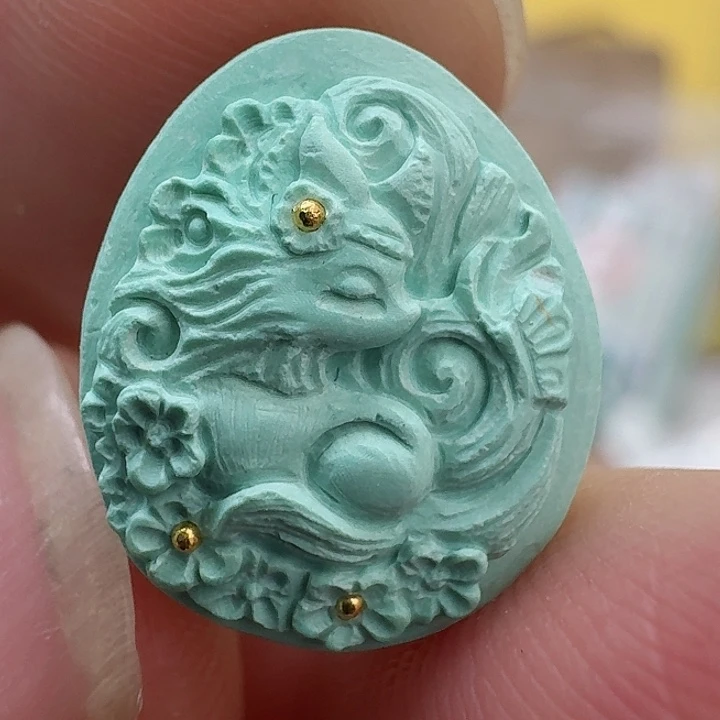 绿松石未镶嵌配饰