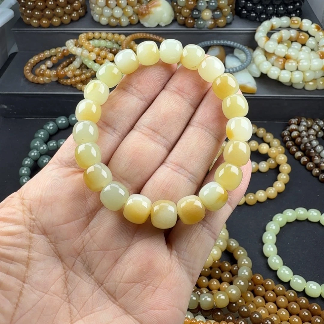 天***谭和田玉未镶嵌手链