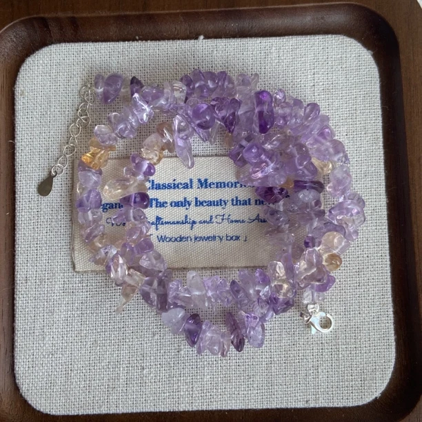 6879紫水晶 紫气东来 项链