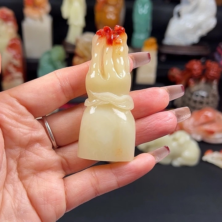 寿山石老性芙蓉石