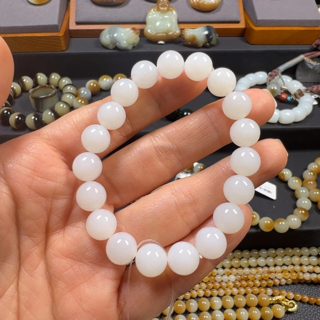 和田玉未镶嵌手链卡10