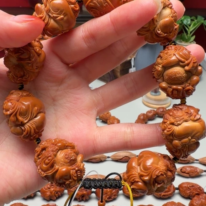 橄榄核手串/手链龙袍钟馗