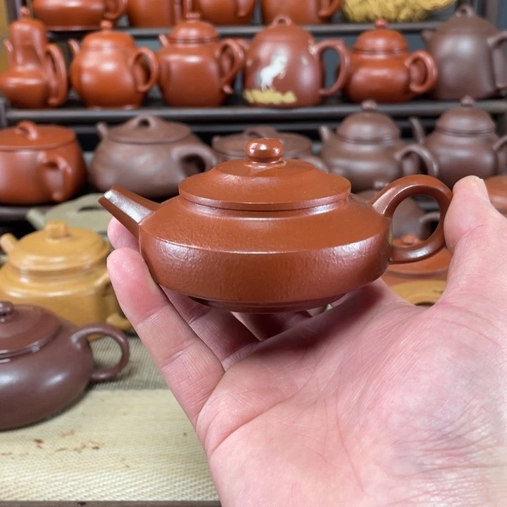 紫砂茶壶原矿朱泥