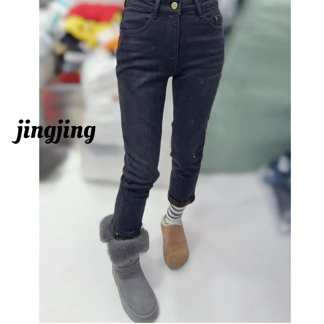 冬季新款休闲百搭烟管牛仔裤（98139）