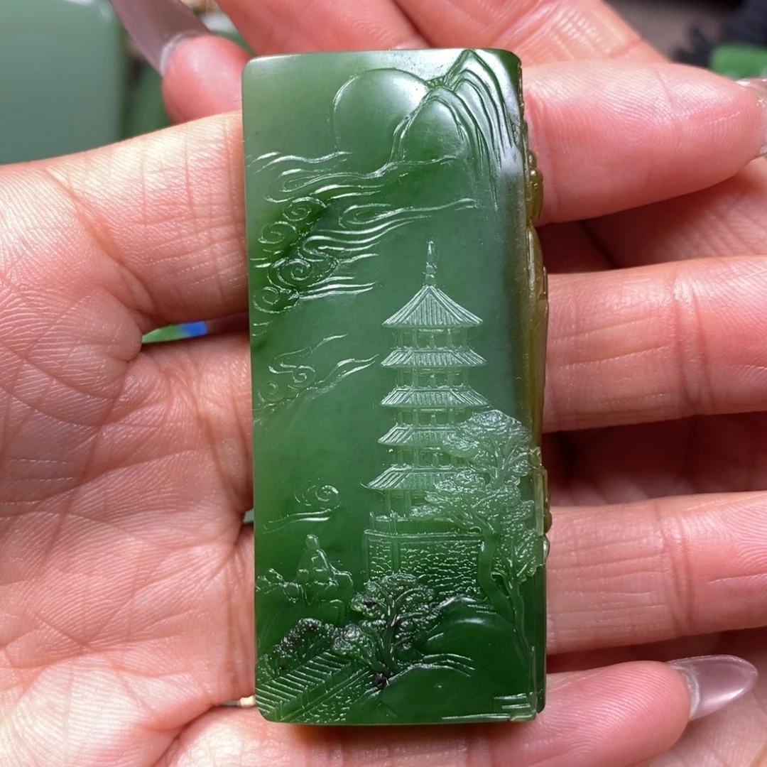 和田玉挂件未镶嵌