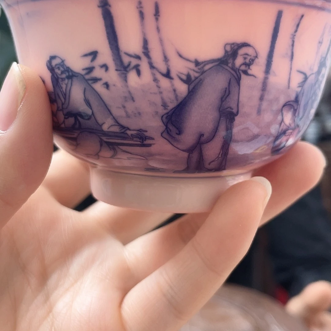 云**山景德镇陶瓷竹林七贤