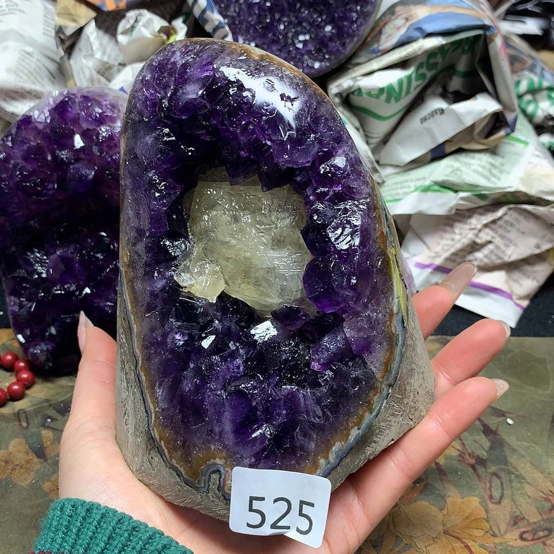 紫晶大型摆件（非配饰）未镶嵌N***i