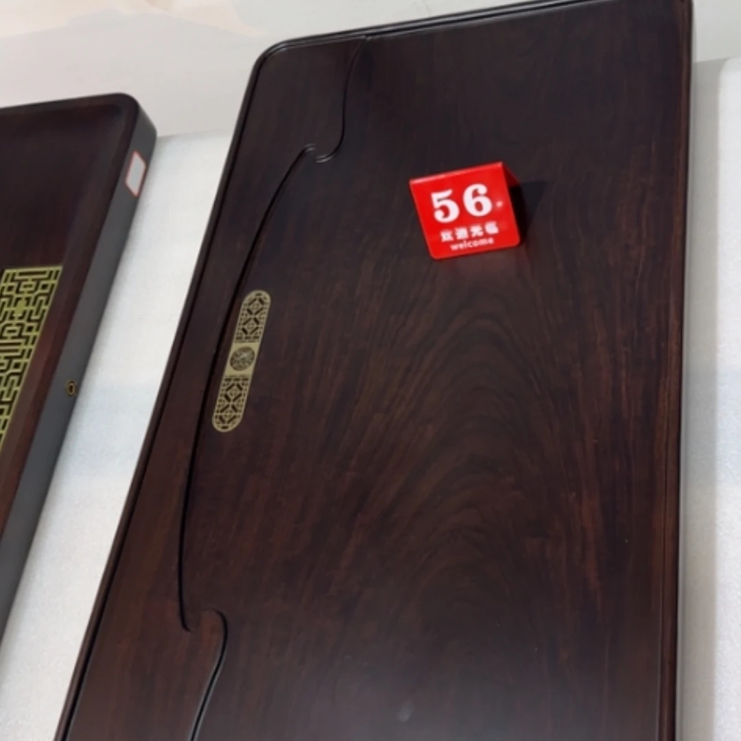 【闪购商品】非洲莫桑比克黑檀木茶盘79-46