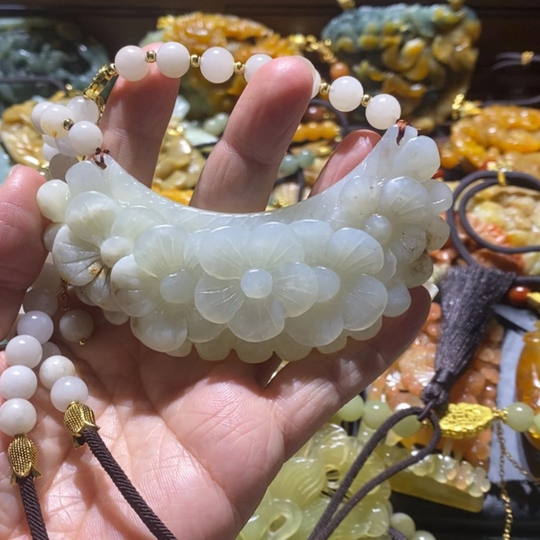 【闪购商品】岫玉毛衣链未镶嵌