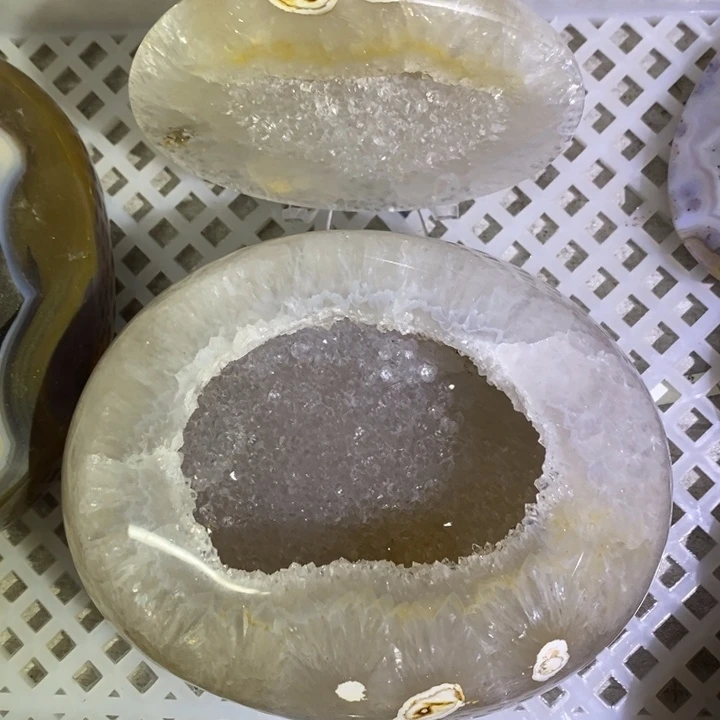 未镶嵌珠宝半成品水晶精抛盆