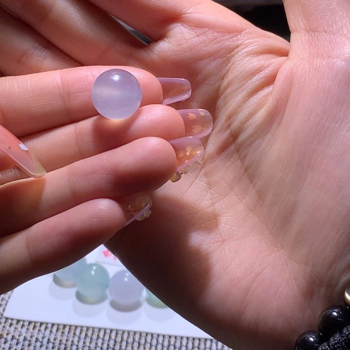 翡翠散珠冰蓝紫底卡12