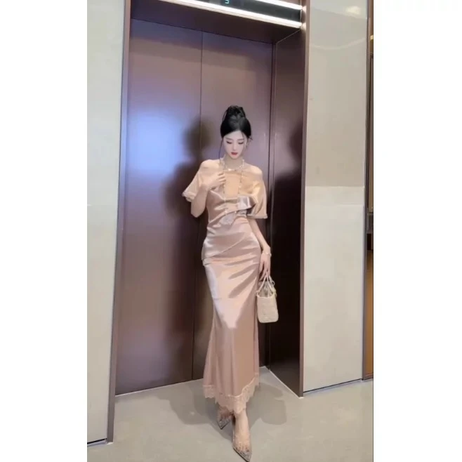 半身裙接蕾丝高级感时尚百搭东18A（裙长94左右）3368