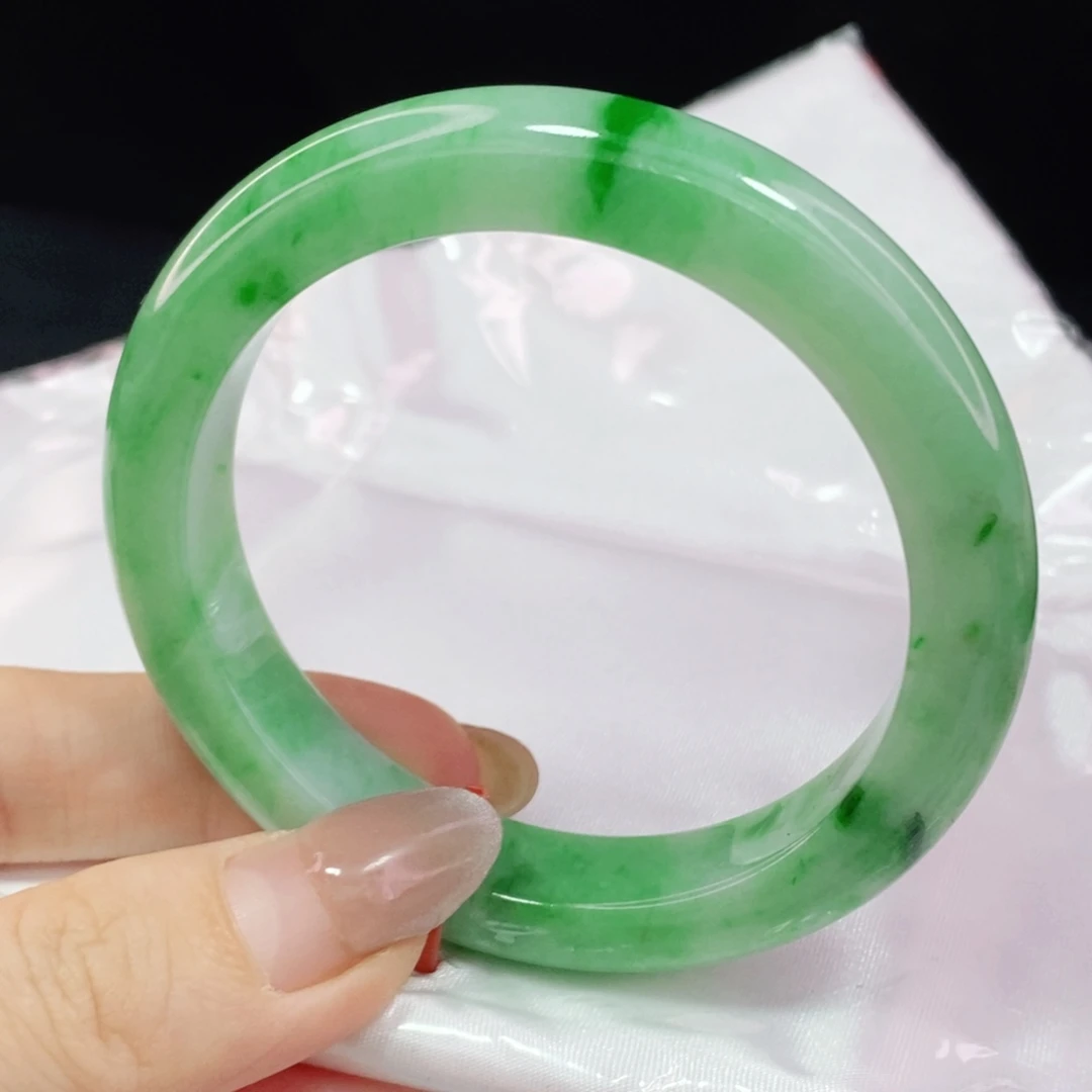 未镶嵌手镯翡翠55正圈