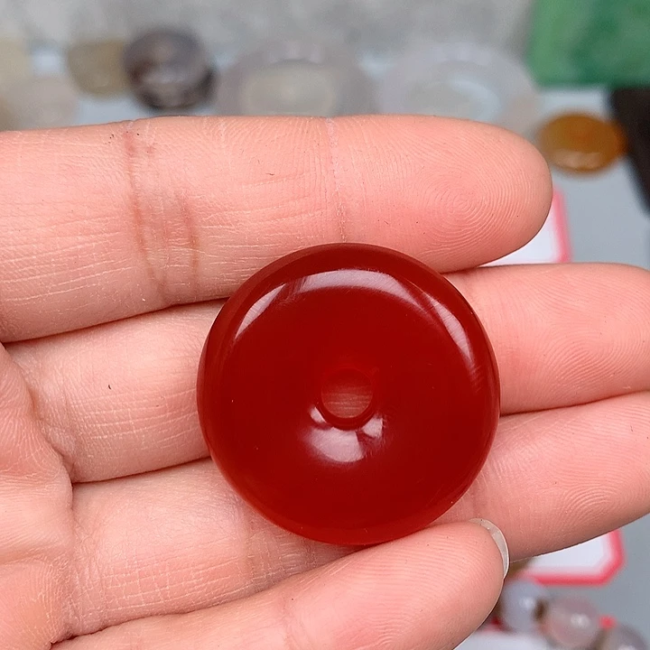 紫***璃玛瑙/玉髓未镶嵌颈饰