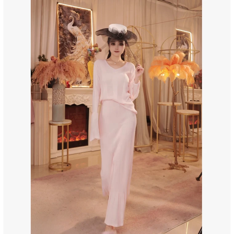 【星姐推荐】星原创高级定制【樱舞】设计师款气质轻奢名媛套装