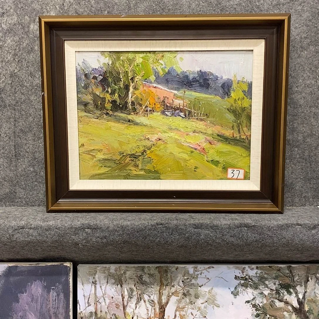 油画带外框画芯尺寸40x30cm