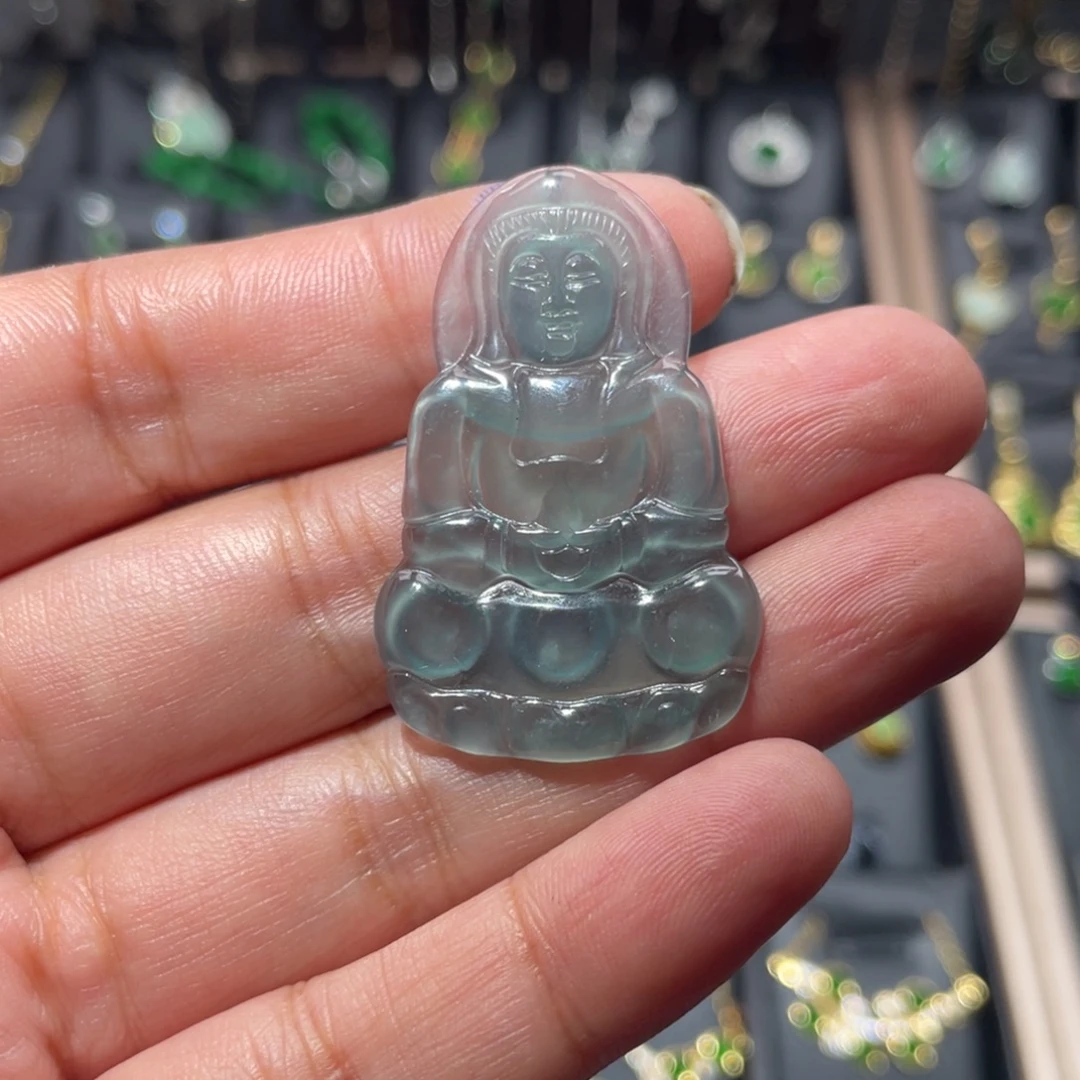 翡翠未镶嵌颈饰天然翡翠