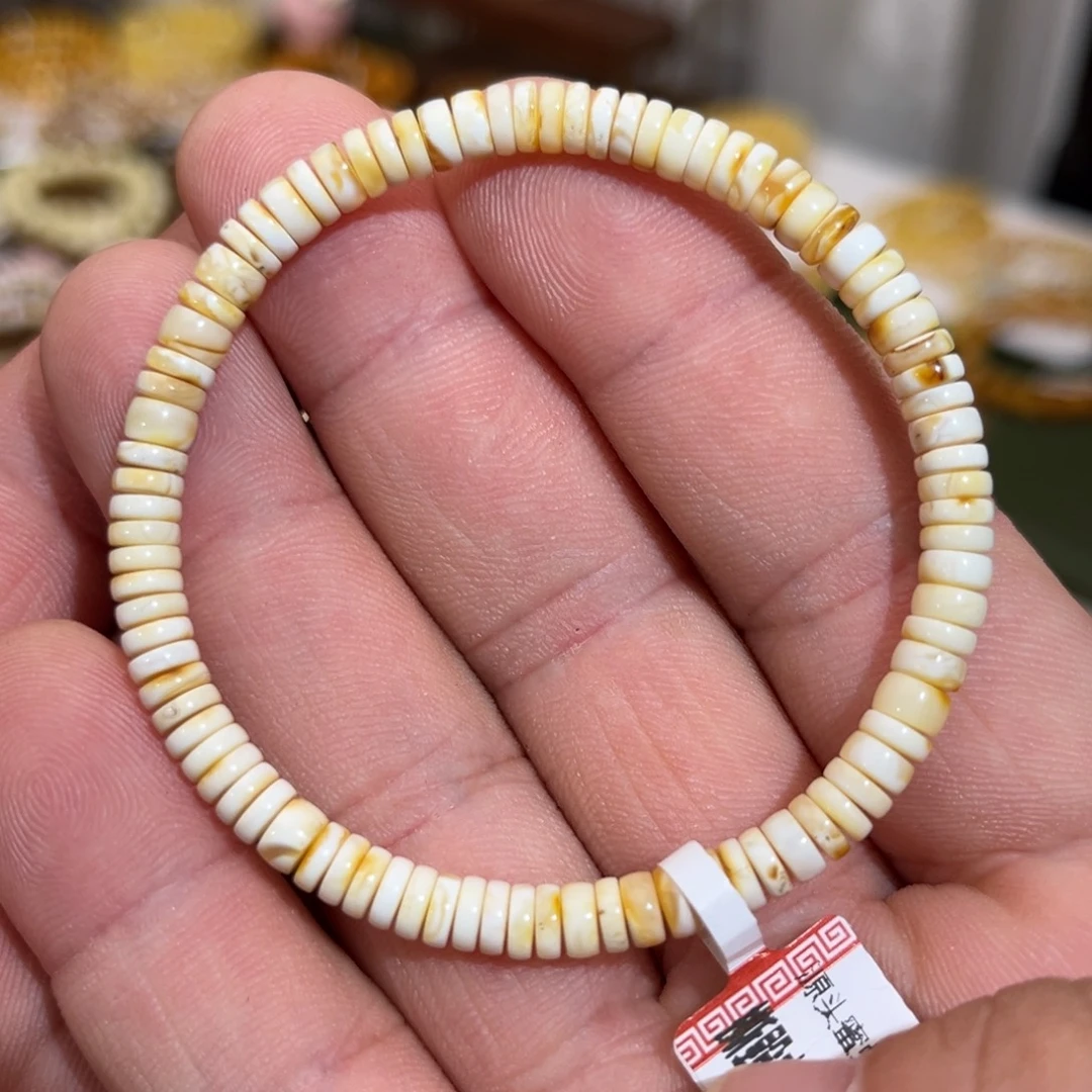 胡***行蜜蜡未镶嵌手链微瑕00005.0mm
