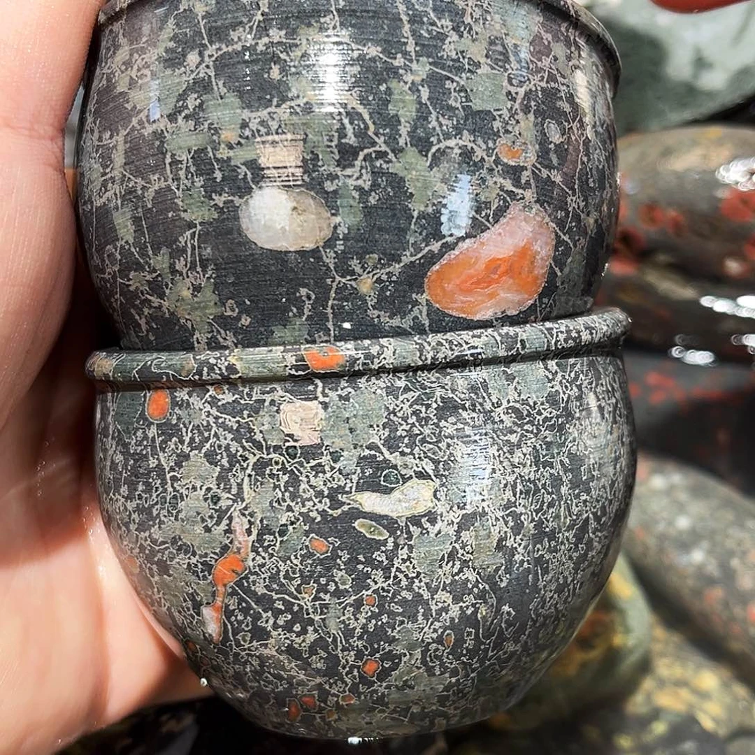 梅花玉鱼缸石茶周边
