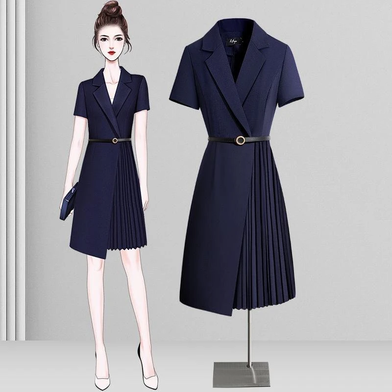 西装连衣裙女春夏2025新款高级感御姐风时尚气质白领ol通勤职业装