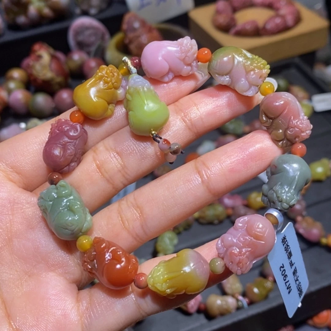 【闪购商品】合金手链玛瑙/玉髓盐源玛瑙