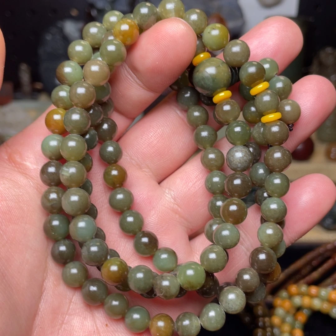 岫岩河磨玉（透闪石质玉）未镶嵌颈饰卡8.108福利