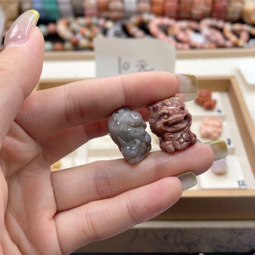 硅化珊瑚（珊瑚玉）手链未镶嵌嘉*766