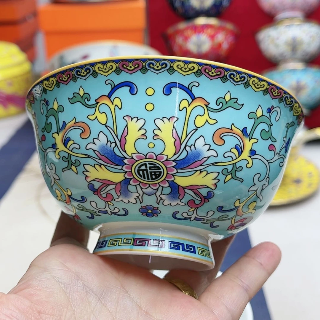 【闪购商品】珐琅4.5寸4个………………