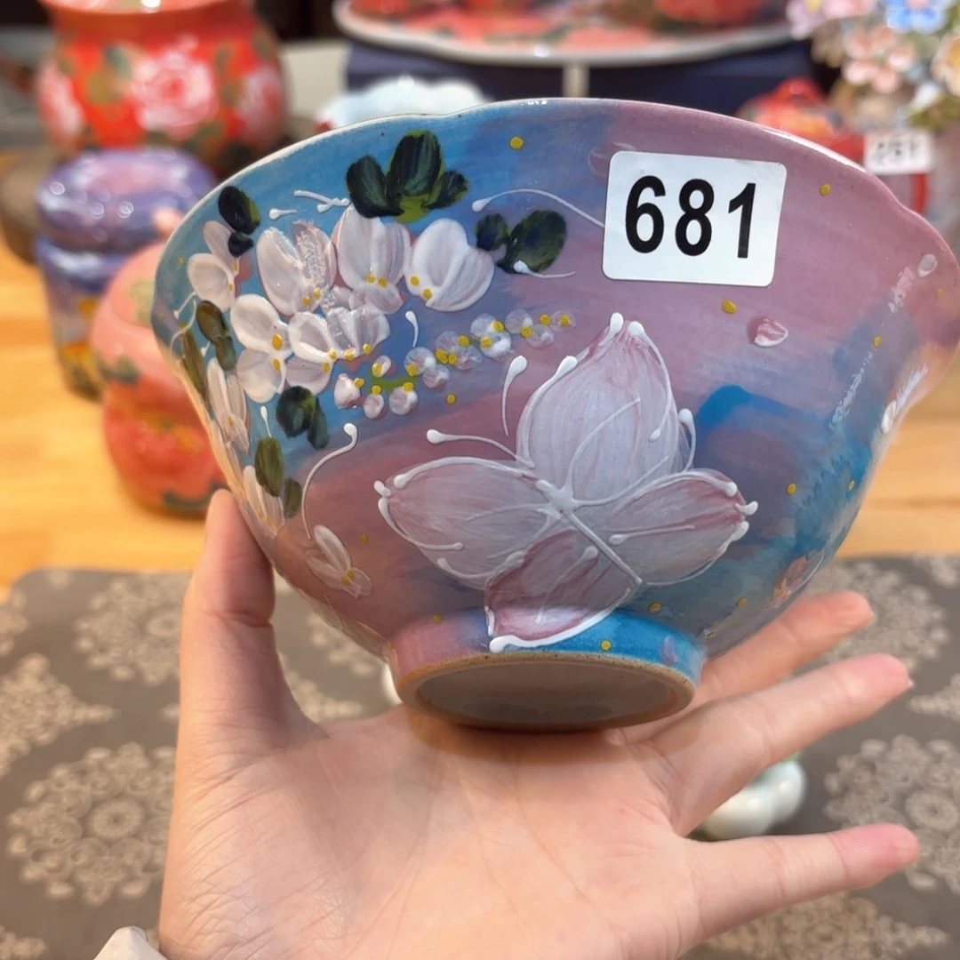 景德镇手绘高温釉下彩陶瓷茶具