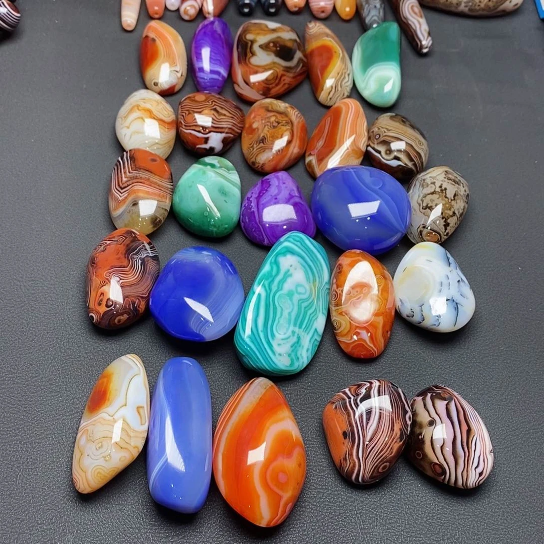 玛瑙/玉髓两毛未镶嵌卡*