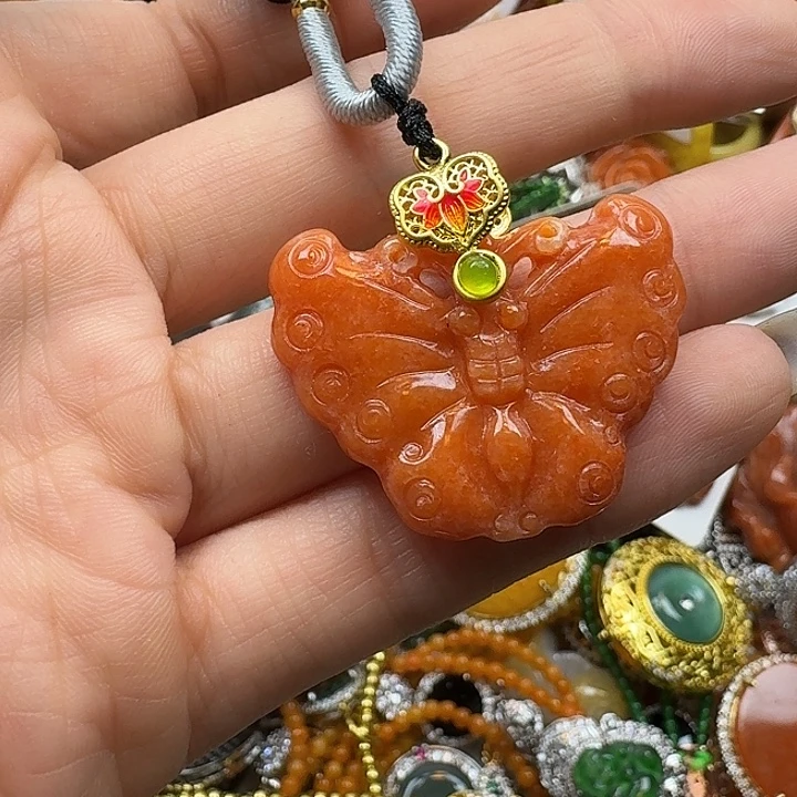 翡翠未镶嵌项链翡翠