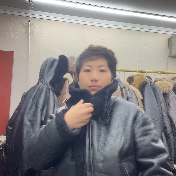 平*L码数皮毛一体女款chuan