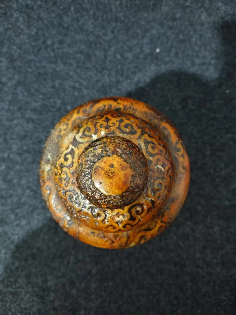 山龟甲壳花色香炉蝈蝈罐蛐蛐罐精致手工创意工艺品收藏小摆件