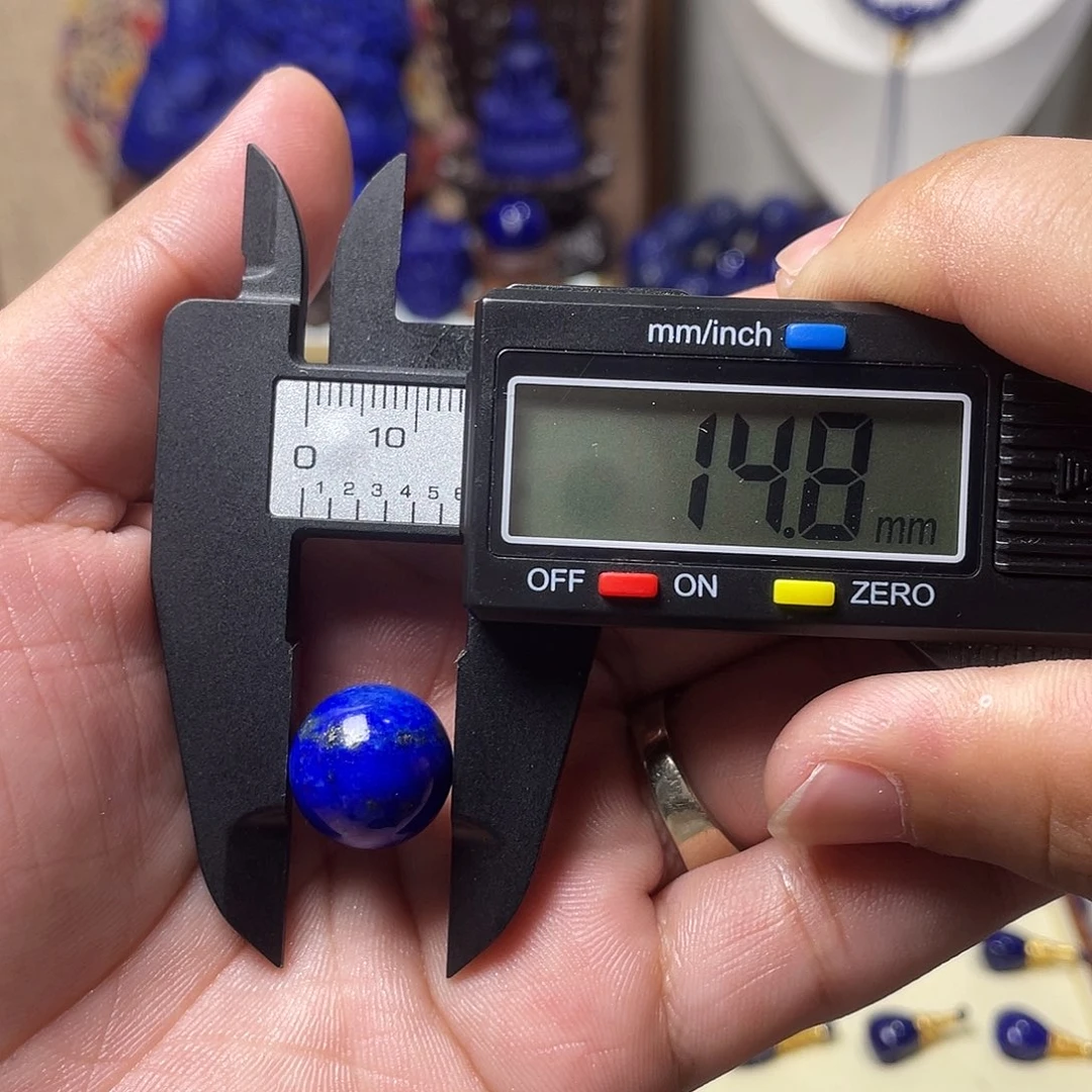 M***l青金石未镶嵌14.8mm单珠