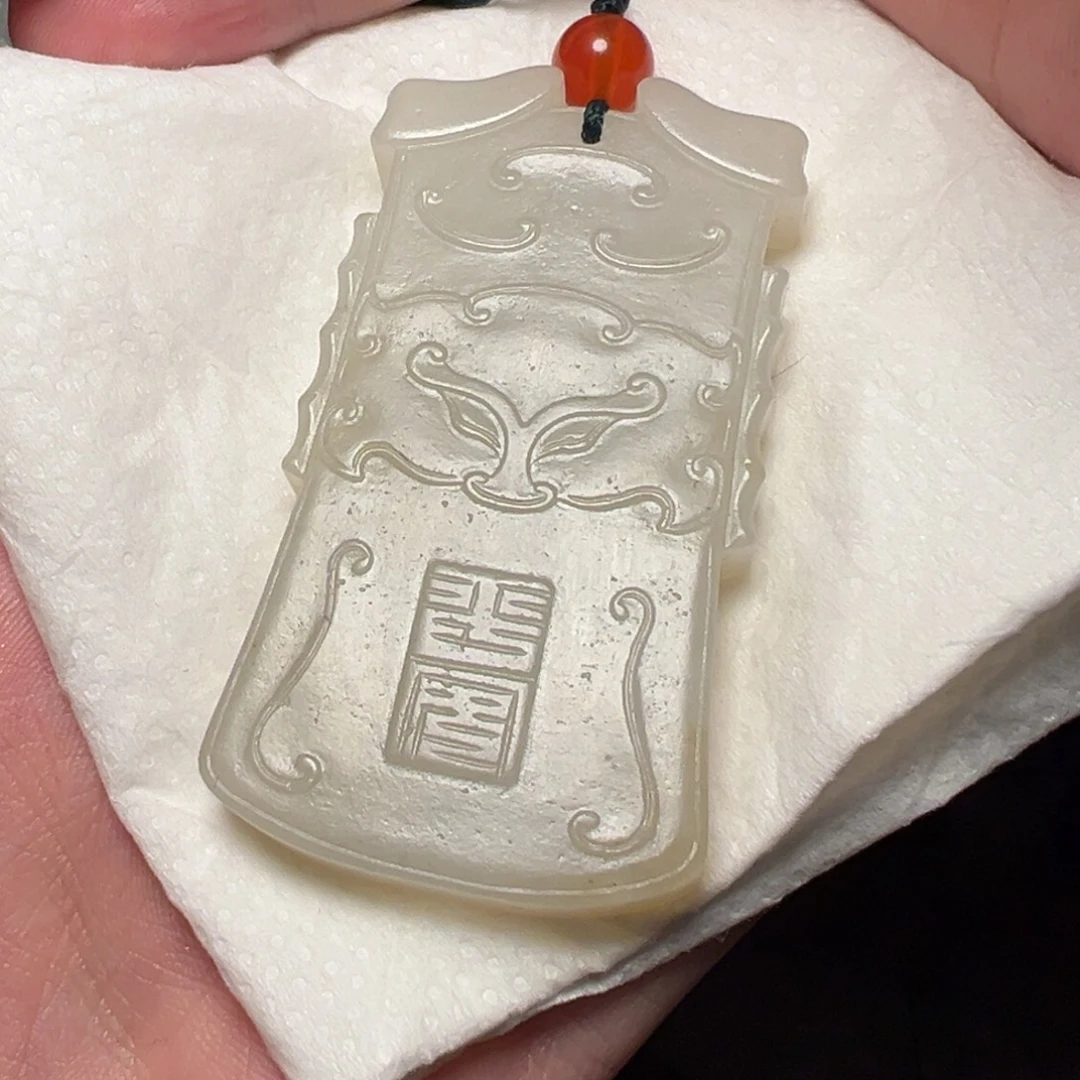 夜***明和田玉未镶嵌颈饰