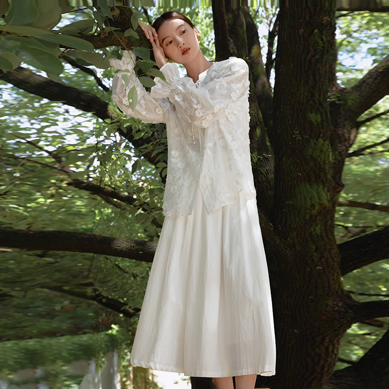 【许半夏推荐】C743010衬衫 香影百搭显瘦秋新款