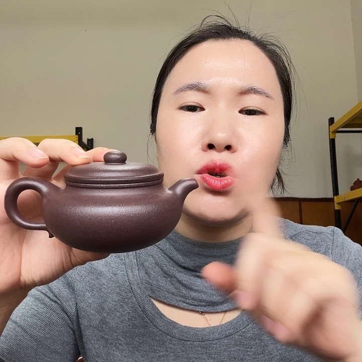 紫砂茶壶原矿半手工天青泥仿古200cc